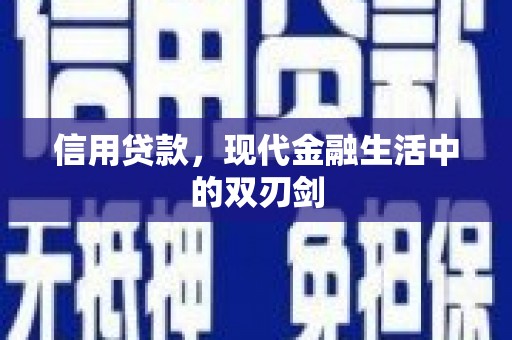 闻喜信用贷款，现代金融生活中的双刃剑
