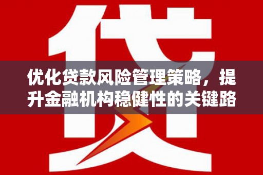 闻喜优化贷款风险管理策略，提升金融机构稳健性的关键路径
