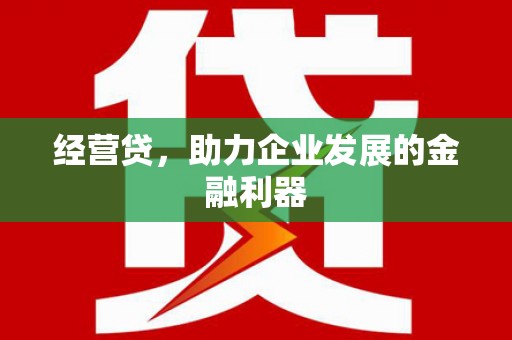 闻喜经营贷，助力企业发展的金融利器