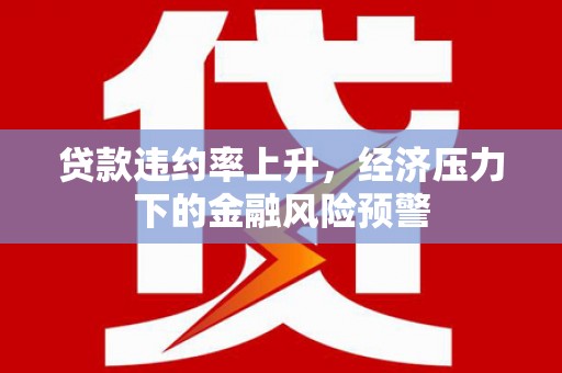 闻喜贷款违约率上升，经济压力下的金融风险预警