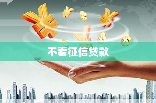 闻喜不看征信贷款