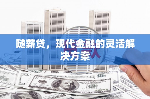 闻喜随薪贷，现代金融的灵活解决方案