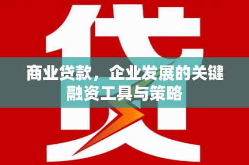 闻喜商业贷款，企业发展的关键融资工具与策略