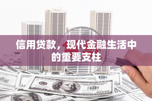 闻喜信用贷款，现代金融生活中的重要支柱