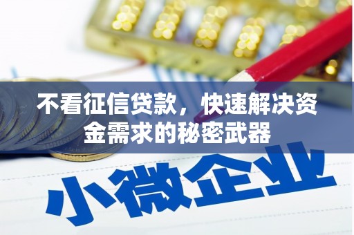 闻喜不看征信贷款，快速解决资金需求的秘密武器