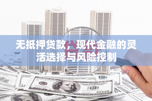 闻喜无抵押贷款，现代金融的灵活选择与风险控制