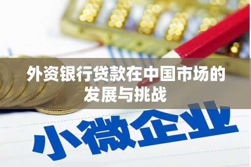 闻喜外资银行贷款在中国市场的发展与挑战