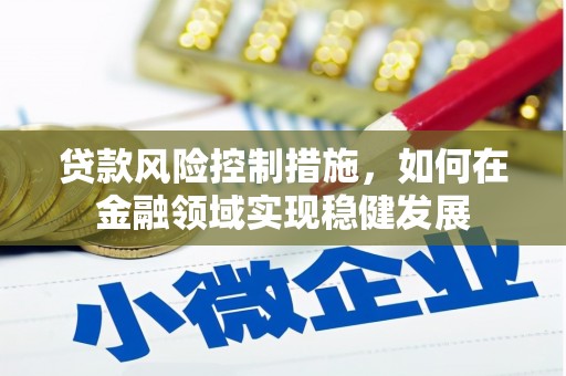 闻喜贷款风险控制措施，如何在金融领域实现稳健发展