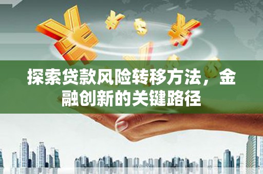 闻喜探索贷款风险转移方法，金融创新的关键路径