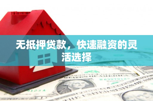 闻喜无抵押贷款，快速融资的灵活选择