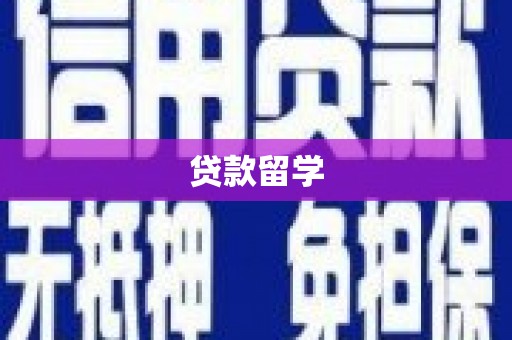 闻喜贷款留学