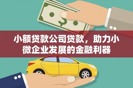 闻喜小额贷款公司贷款，助力小微企业发展的金融利器