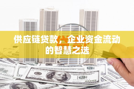 闻喜供应链贷款，企业资金流动的智慧之选