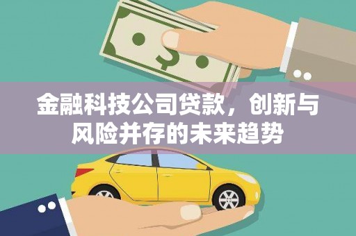 闻喜金融科技公司贷款，创新与风险并存的未来趋势