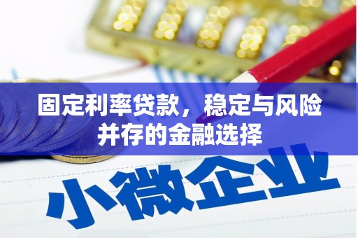 闻喜固定利率贷款，稳定与风险并存的金融选择