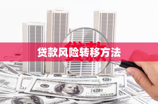 闻喜贷款风险转移方法