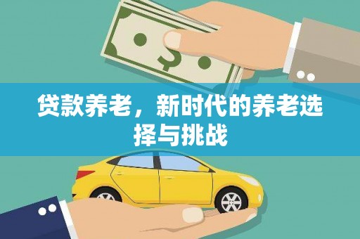 闻喜贷款养老，新时代的养老选择与挑战