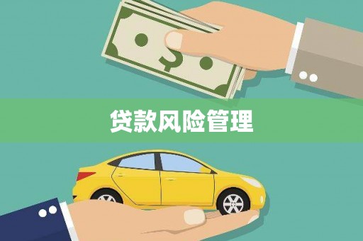 闻喜贷款风险管理