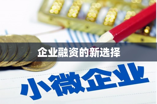 闻喜企业融资的新选择