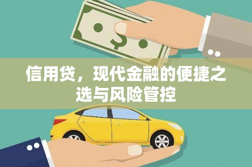 闻喜信用贷，现代金融的便捷之选与风险管控