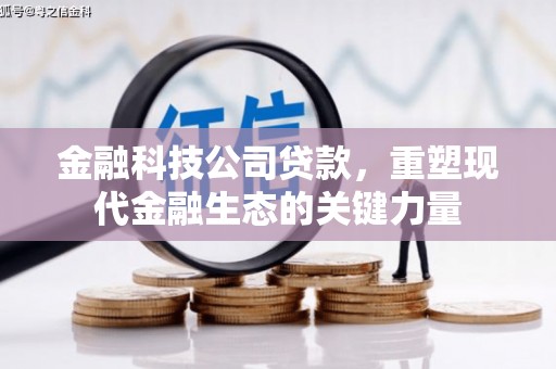 闻喜金融科技公司贷款，重塑现代金融生态的关键力量