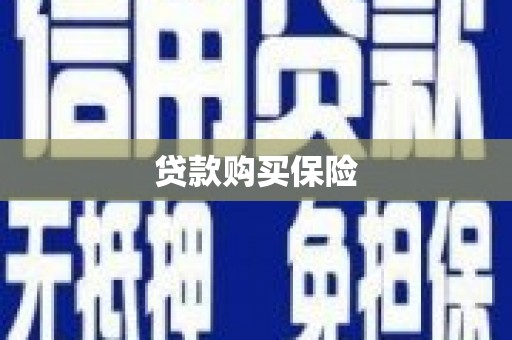 闻喜贷款购买保险