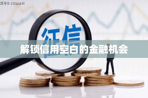 闻喜解锁信用空白的金融机会