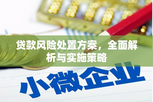 闻喜贷款风险处置方案，全面解析与实施策略
