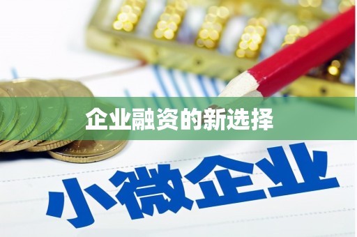 闻喜企业融资的新选择