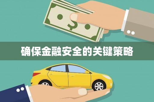 闻喜确保金融安全的关键策略